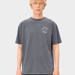 MAARKOS GMT DYE SMILE T-SHIRT | moonshadow washed