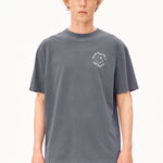 MAARKOS GMT DYE SMILE T-SHIRT | moonshadow washed