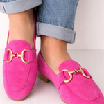 Mae | šikové loafers s dorazem zlata