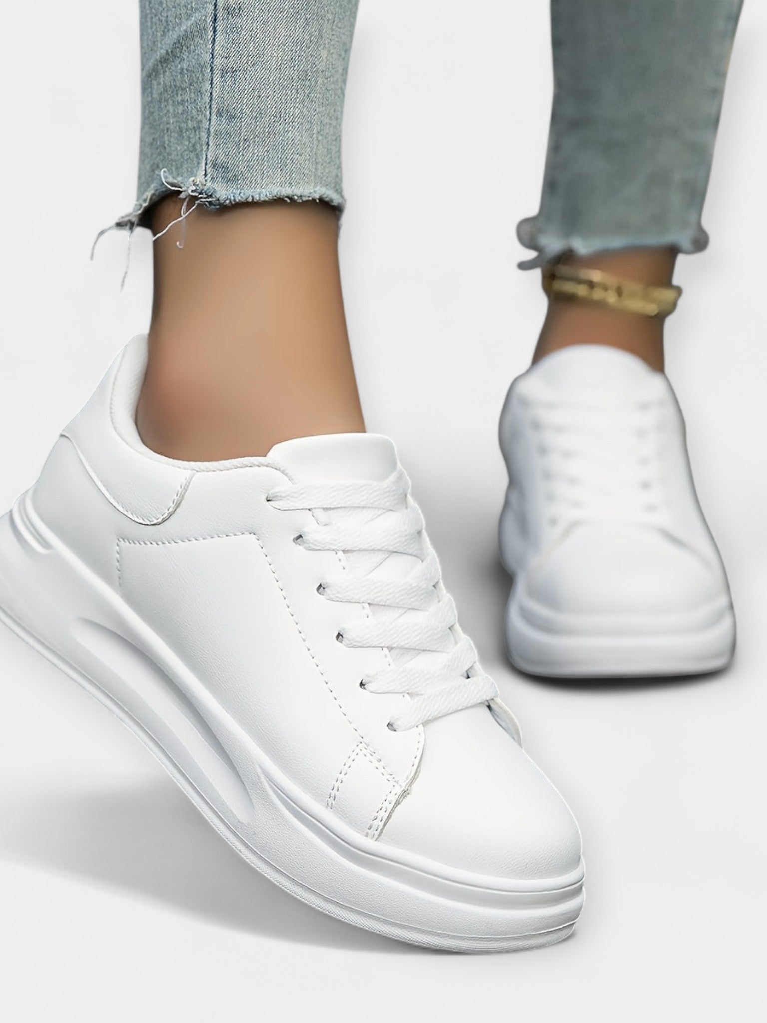 Magdaléna Elegantní Minimalistické Městské Tenisky Styl