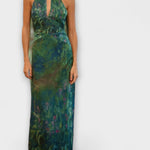 Maisie - Monet Iris Print Maxi Dress