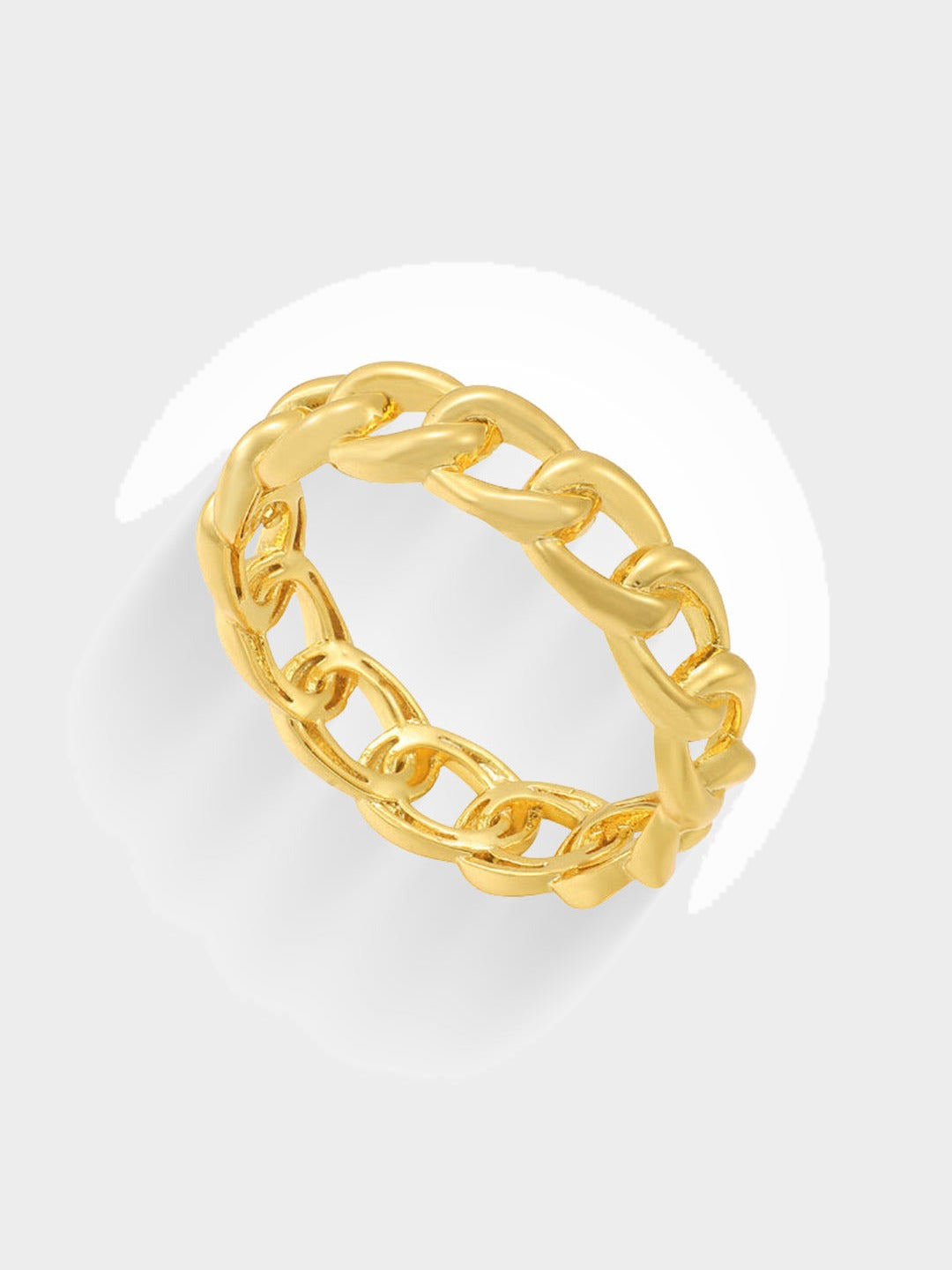 Marie Elegantní Anillo Con Cadena Prstenseřetízkem