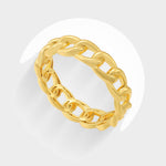 Marie Elegantní Anillo Con Cadena Prstenseřetízkem