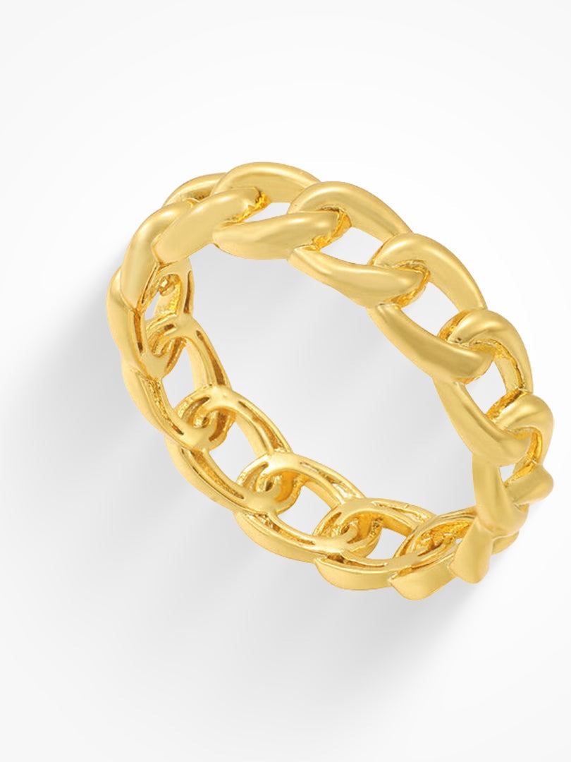 Marie Elegantní Anillo Con Cadena Prstenseřetízkem