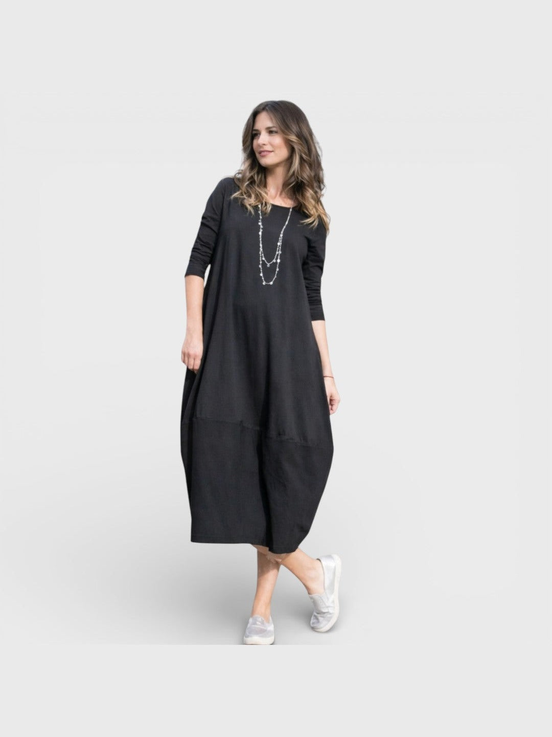 Marlena – Elegantní volné šaty s nadčasovým střihem