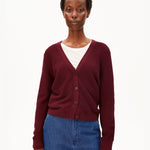 MENAAL LINKS LINKS CARDIGAN | velvet red