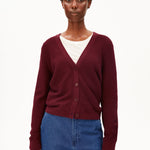 MENAAL LINKS LINKS CARDIGAN | velvet red