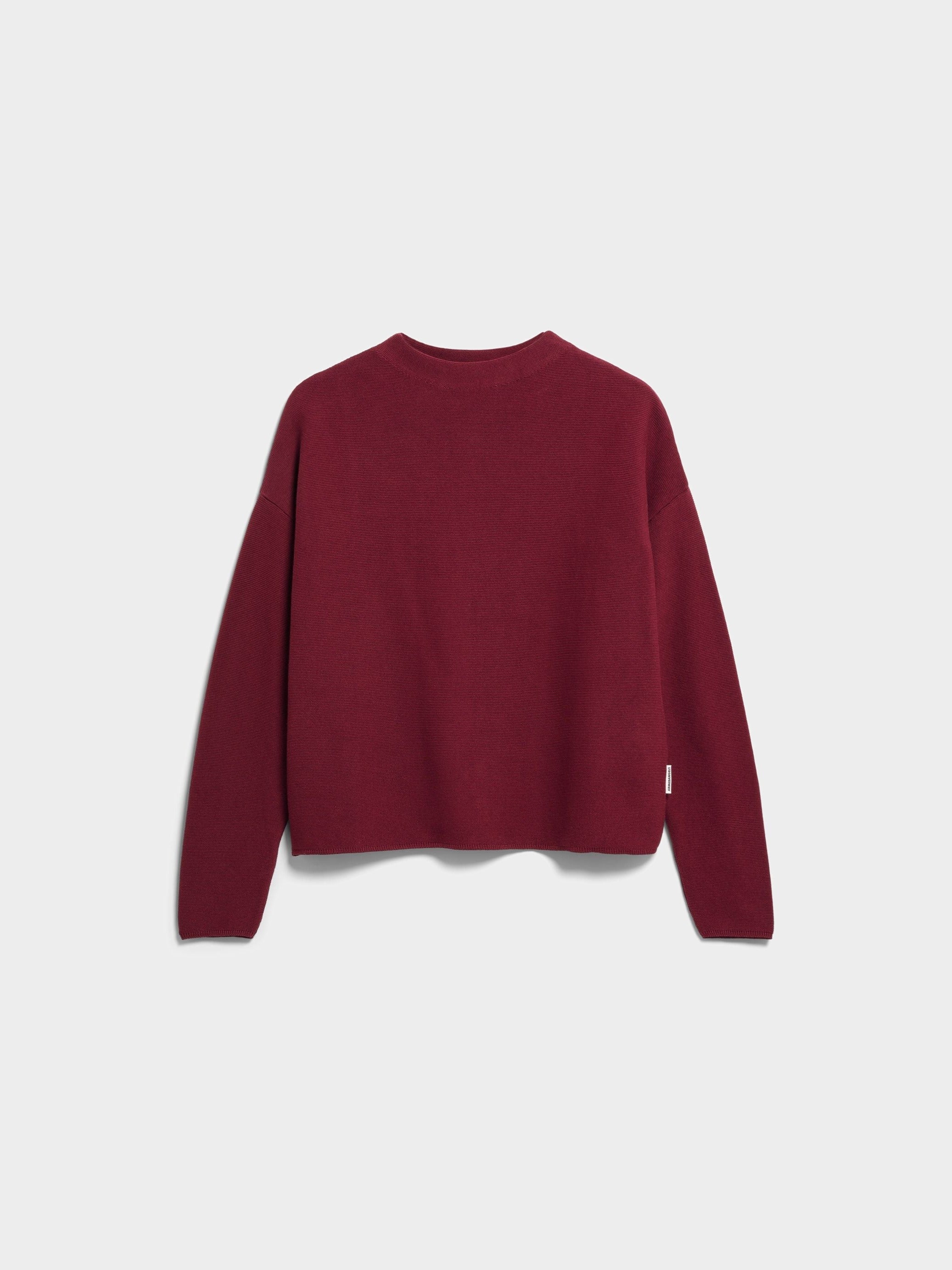 MERINAA LINKS LINKS STRICKPULLOVER | velvet red