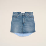 Mini Jupe Bleue en Coton