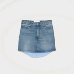 Mini Jupe Bleue en Coton