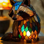 Mýval - Lampa ve vitrážích