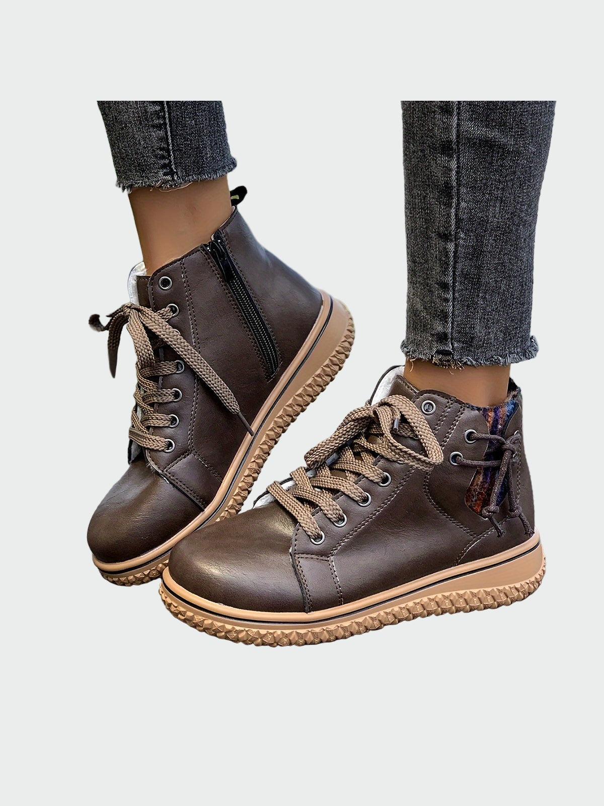 Ortopedické kožené kotníkové boty