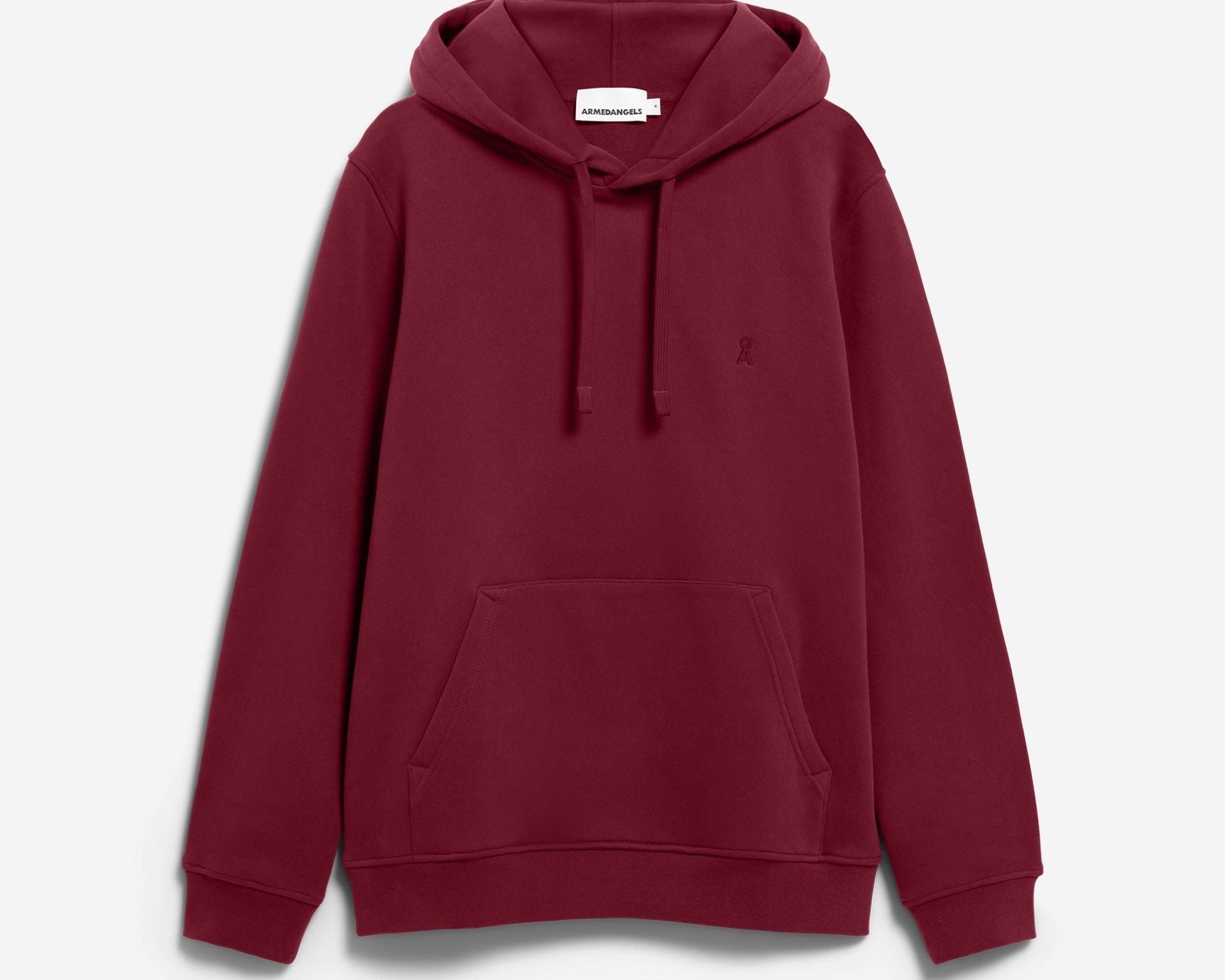 PAARLO FLEECE HOODIE | velvet red