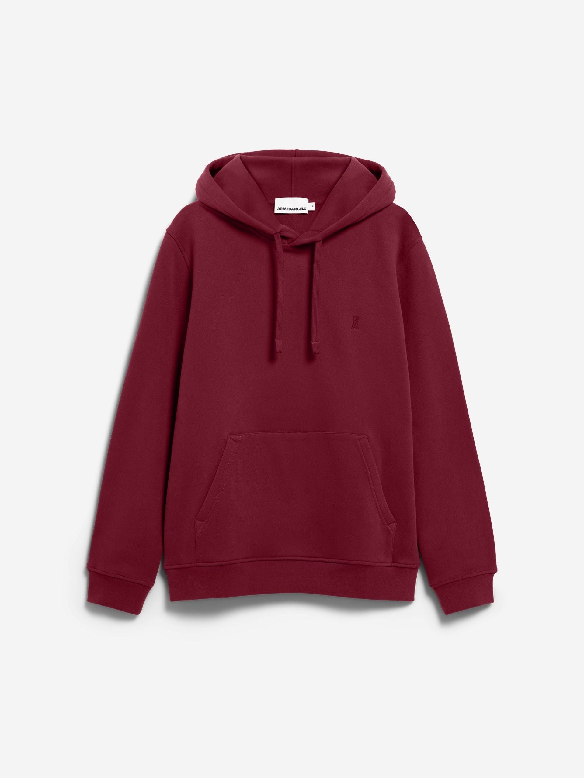PAARLO FLEECE HOODIE | velvet red