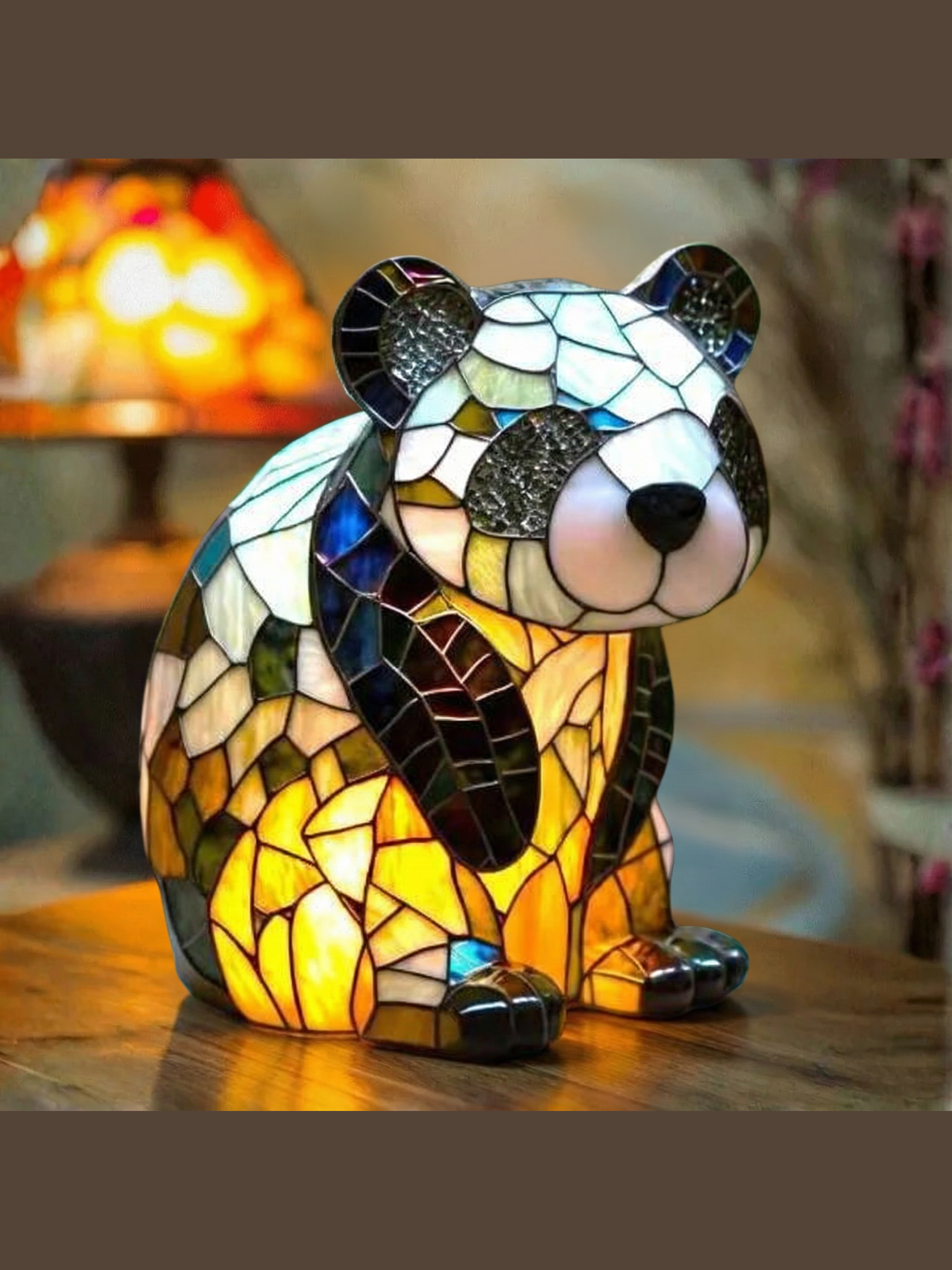 Panda - Lampa ve Vitráži