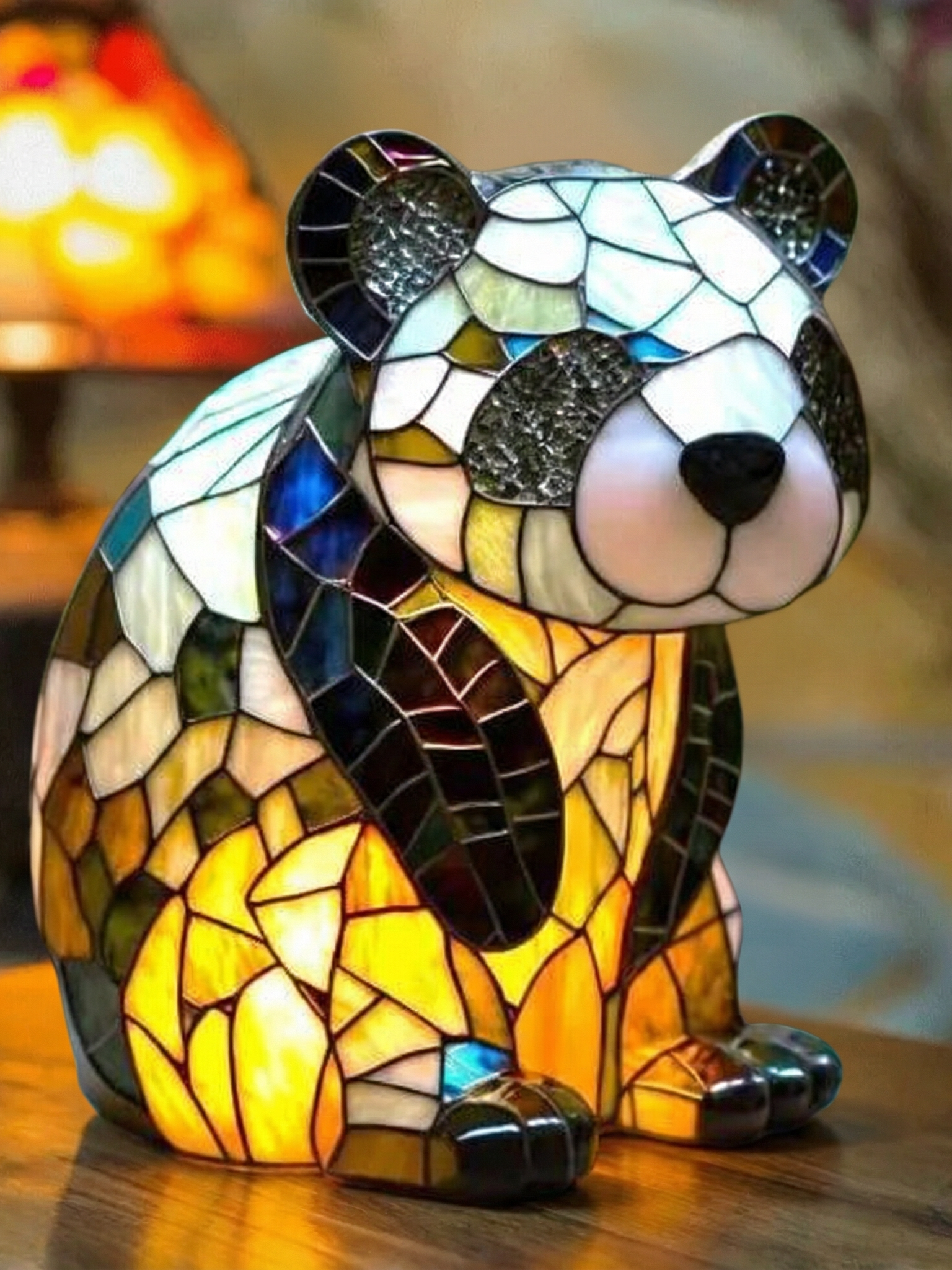 Panda - Lampa ve Vitráži
