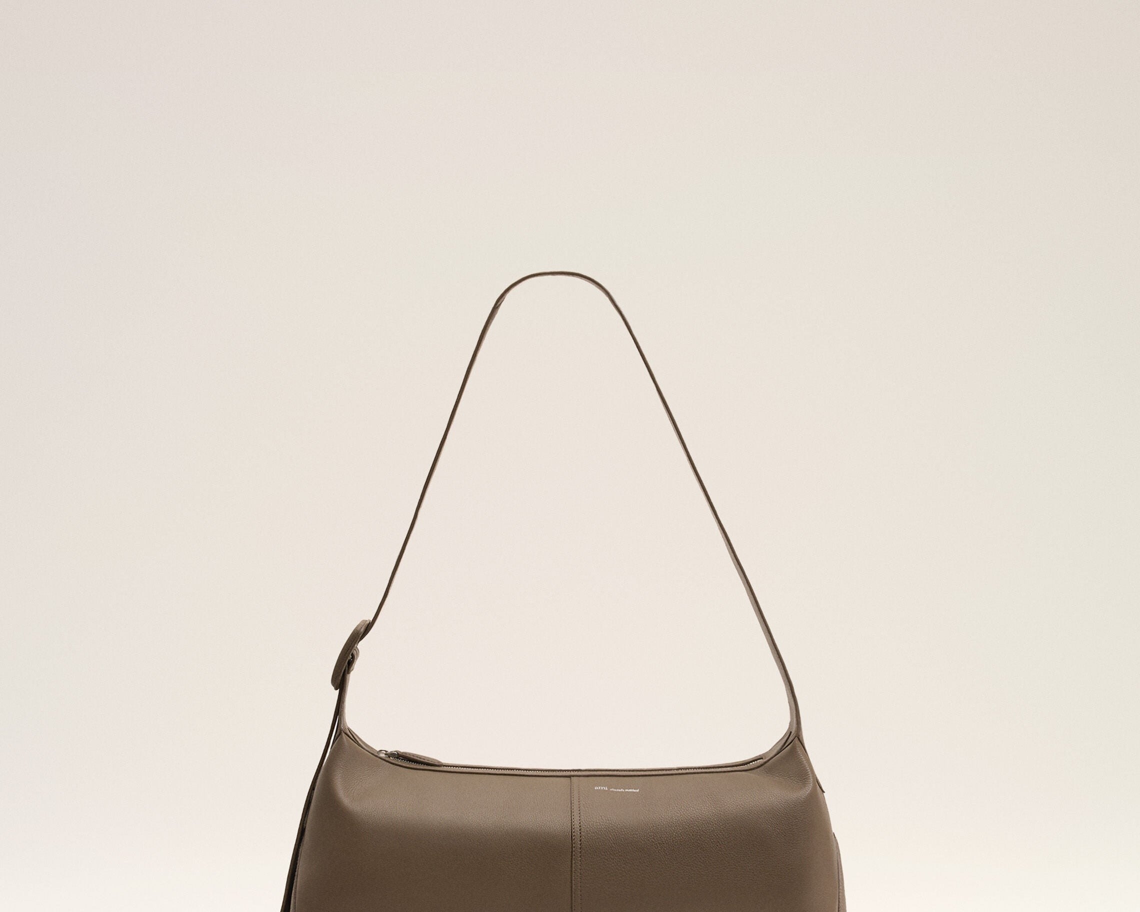 Petit sac crossbody Etienne marron en cuir de taurillon