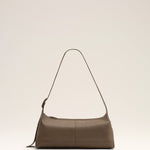 Petit sac crossbody Etienne marron en cuir de taurillon