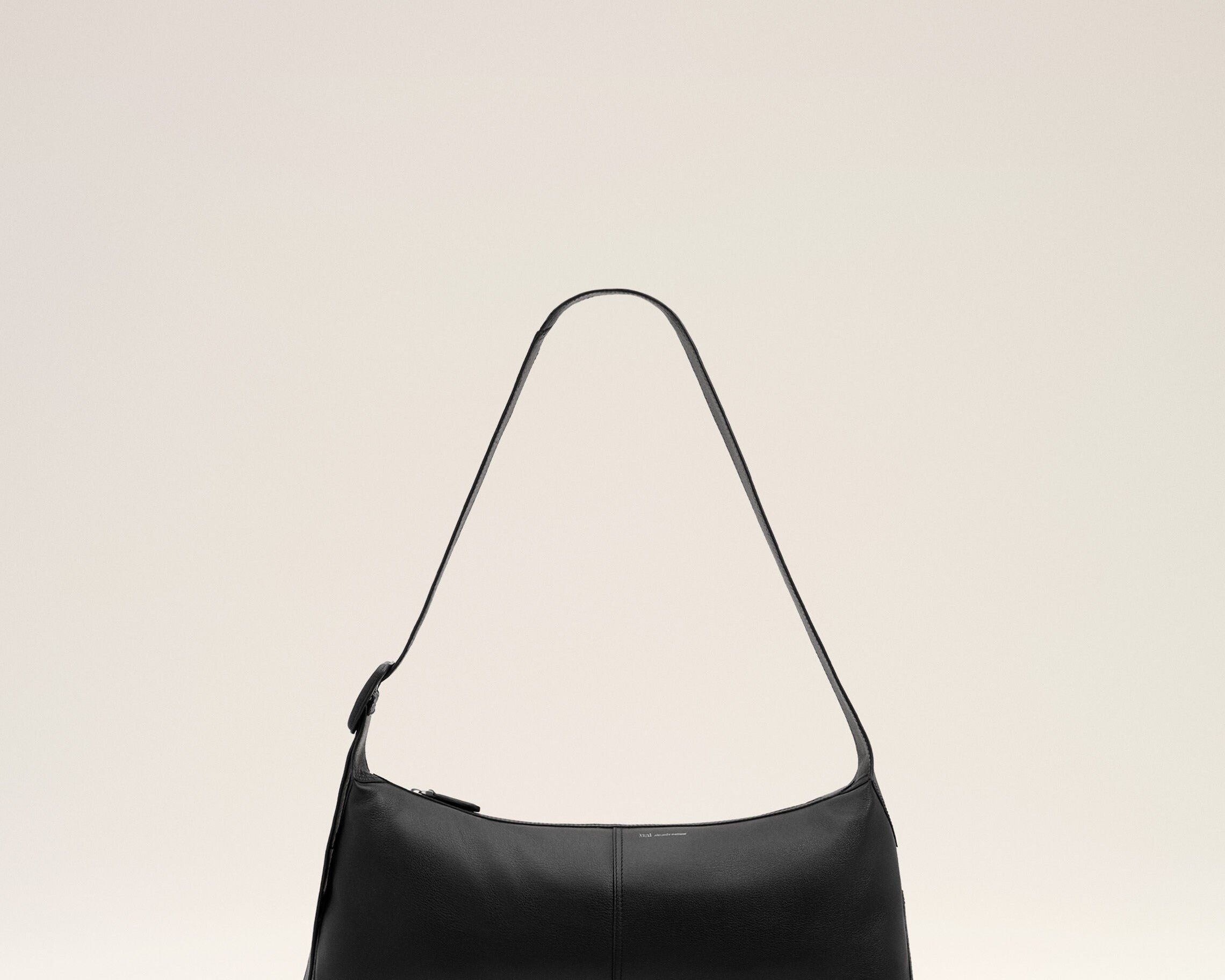 Petit sac crossbody Etienne noir en cuir de taurillon