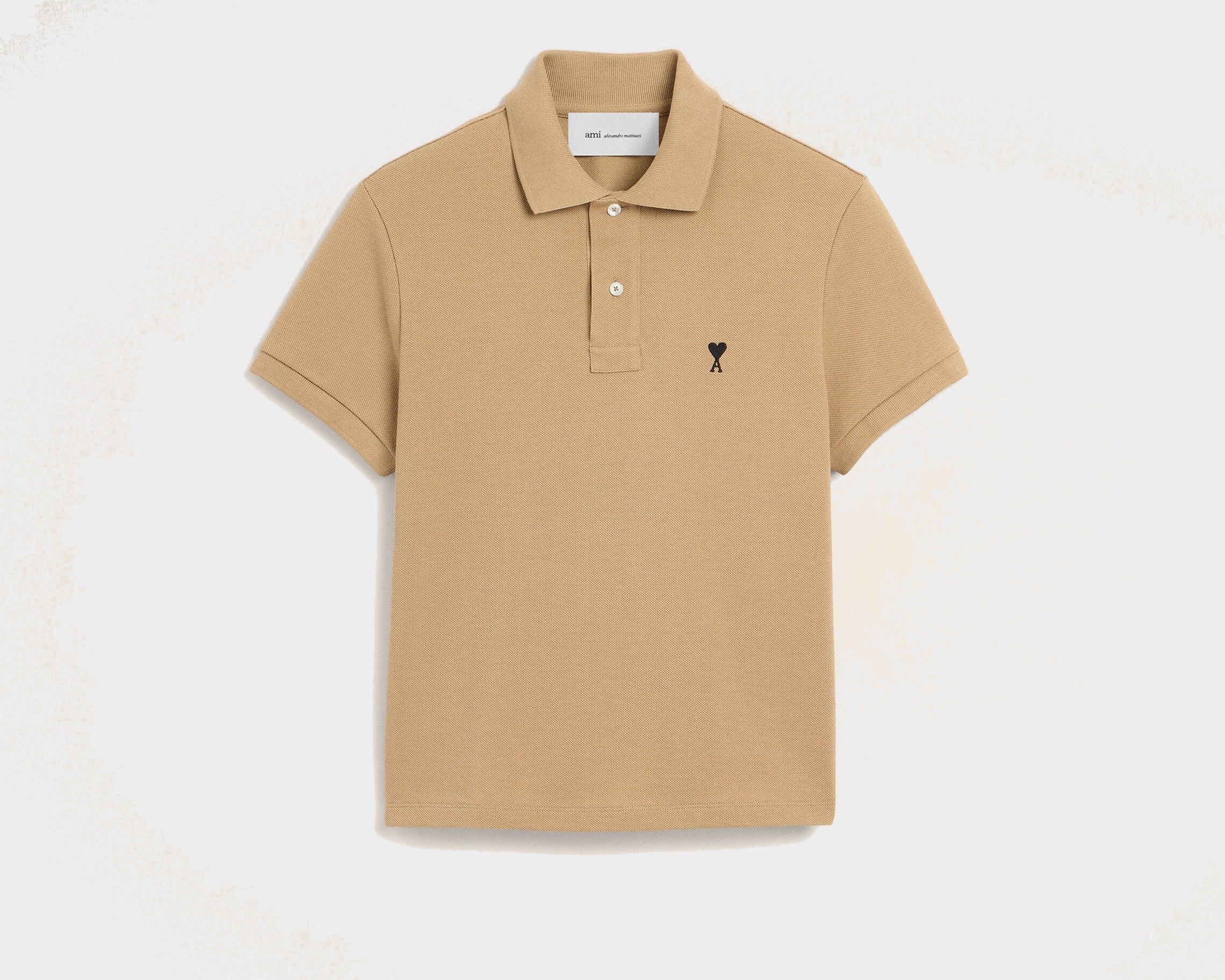 Polo beige en coton Ami de Coeur