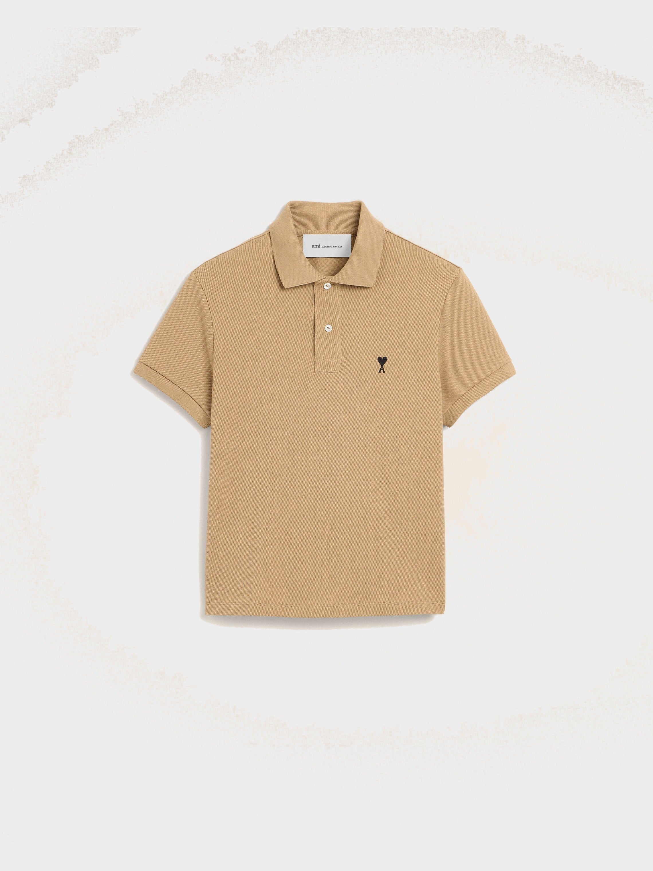 Polo beige en coton Ami de Coeur