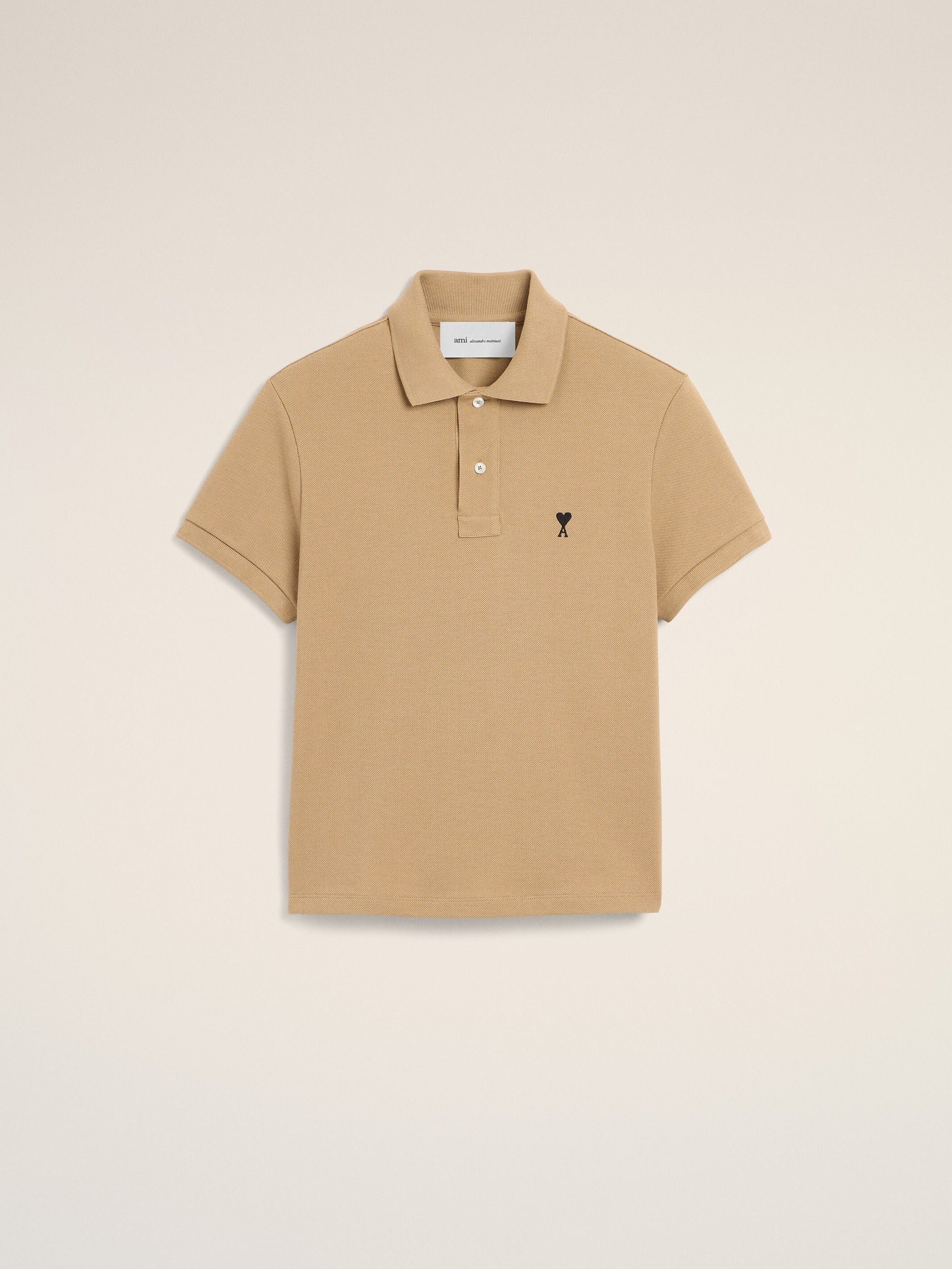 Polo beige en coton Ami de Coeur