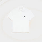 Polo blanc en coton Ami de Coeur