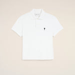 Polo blanc en coton Ami de Coeur