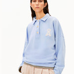 POLO-SWEATSHIRT | soft blue