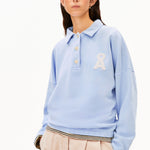 POLO-SWEATSHIRT | soft blue