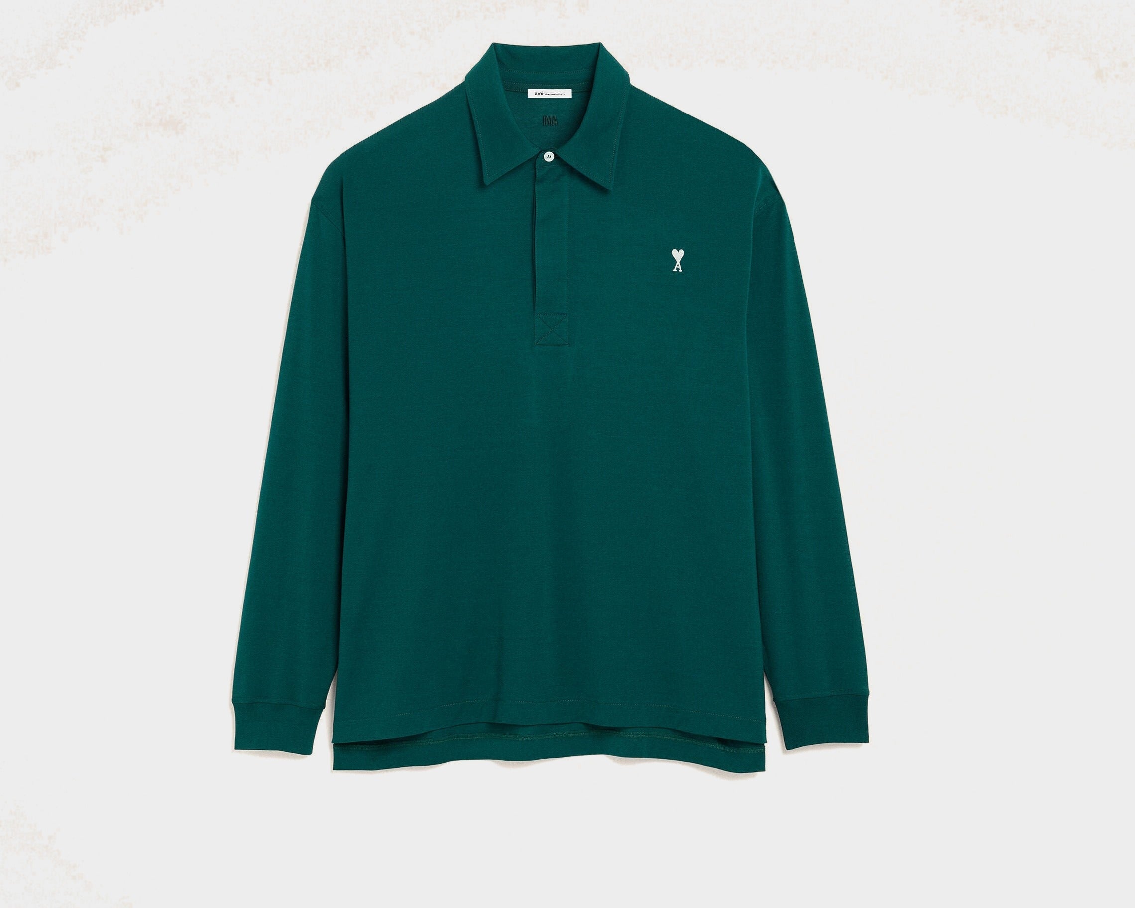 Polo Vert Ami De Coeur En Coton