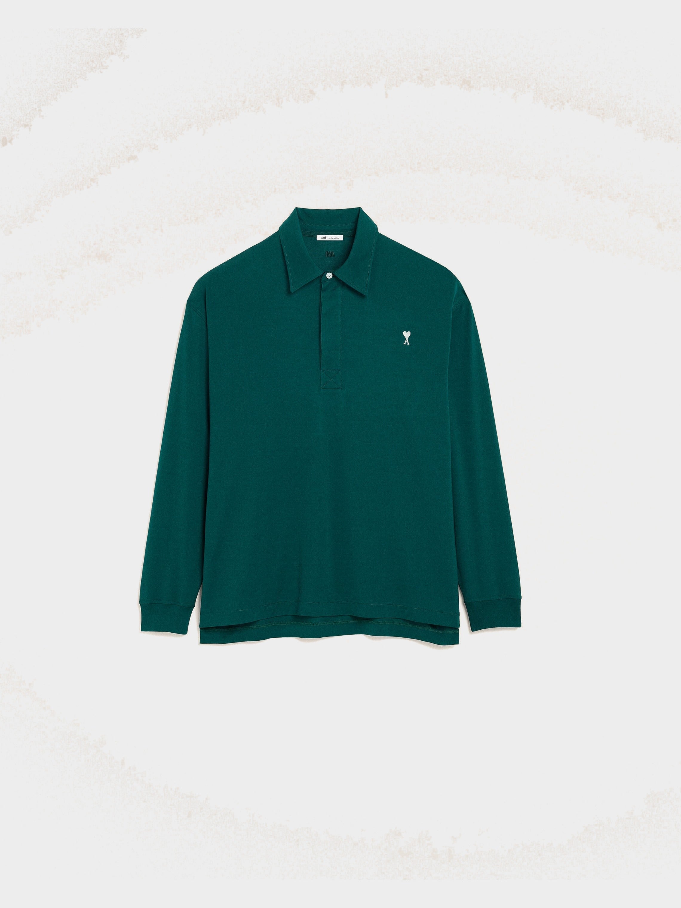 Polo Vert Ami De Coeur En Coton