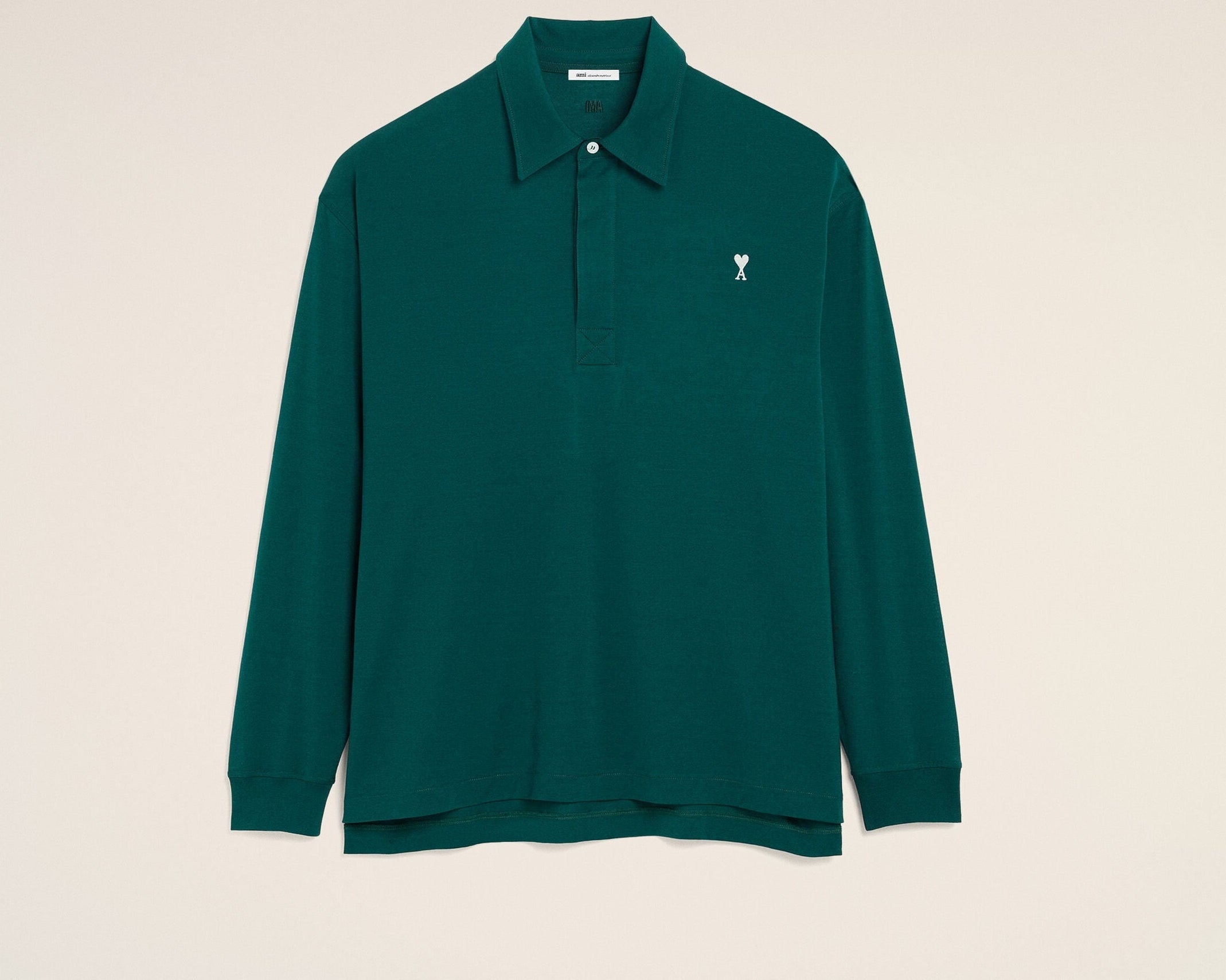 Polo Vert Ami De Coeur En Coton