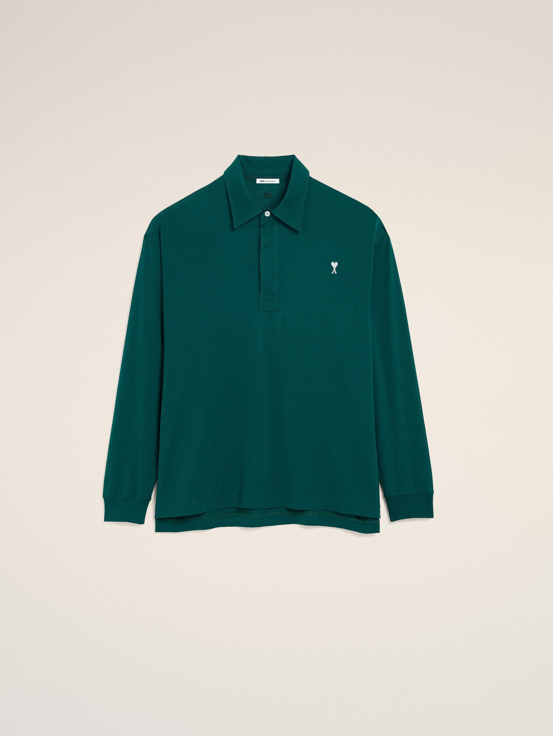 Polo Vert Ami De Coeur En Coton