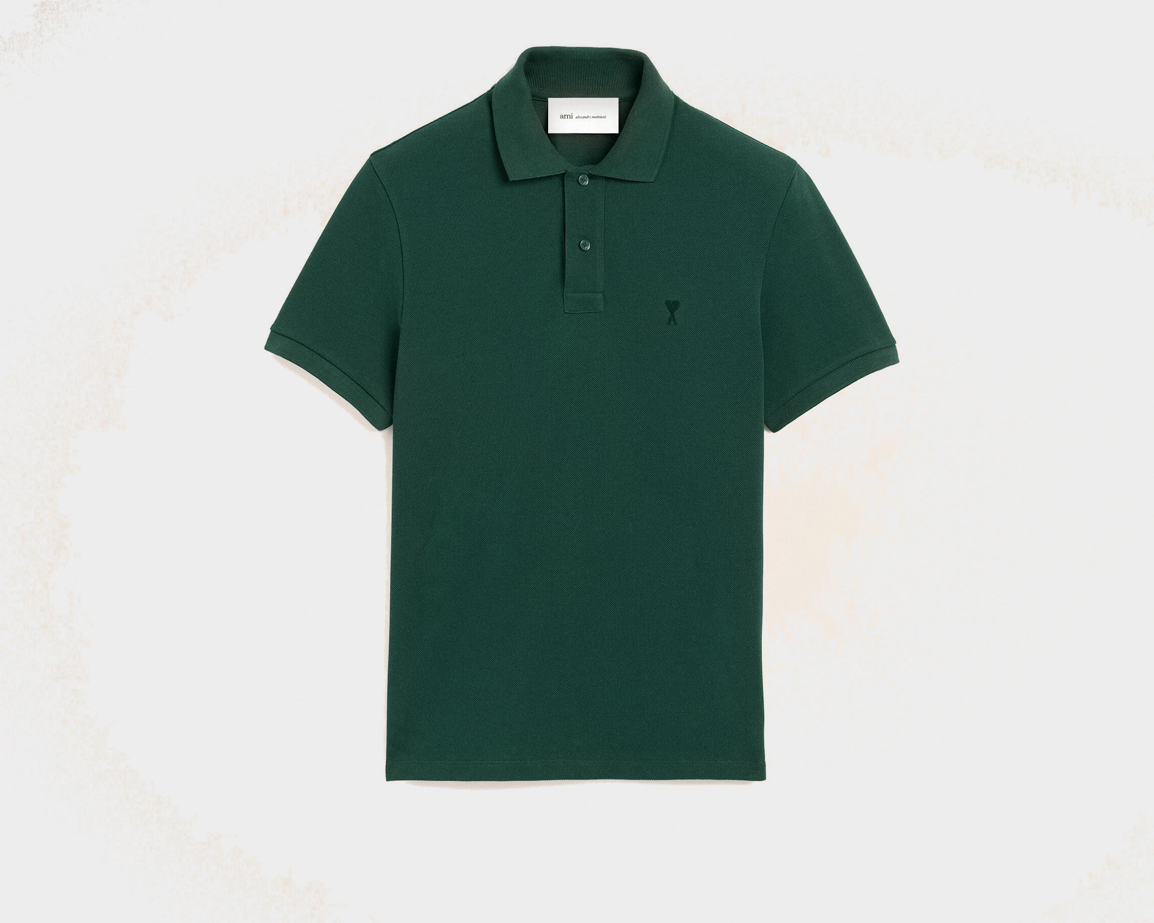 Polo vert en coton Ami de Coeur