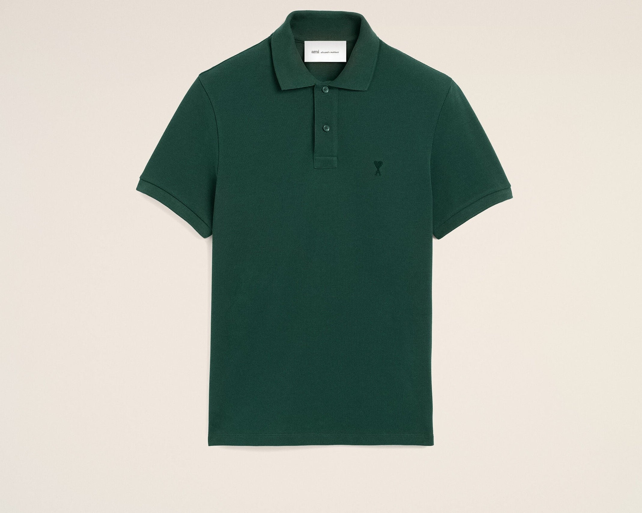 Polo vert en coton Ami de Coeur