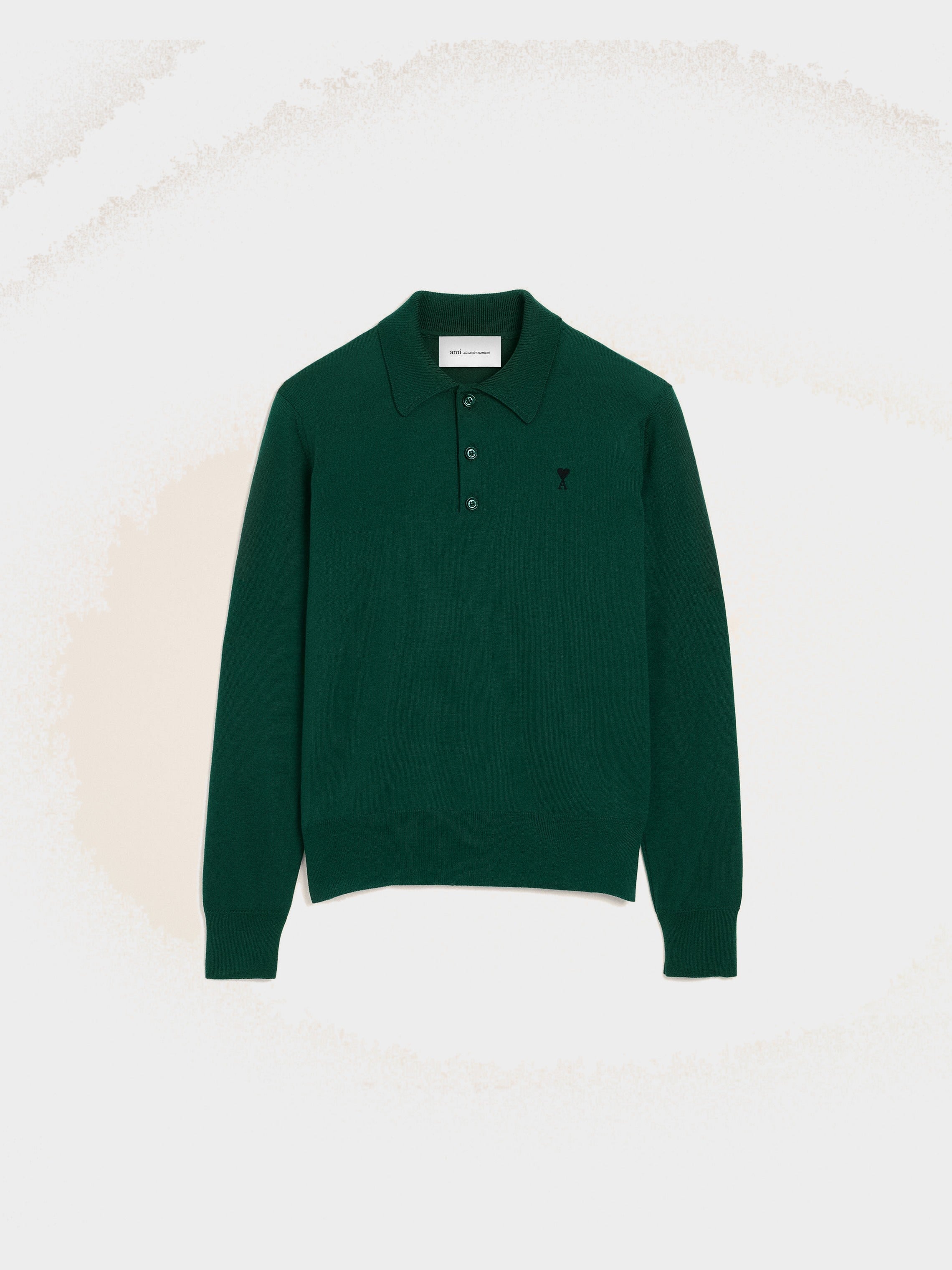 Polo vert en laine Ami de Coeur
