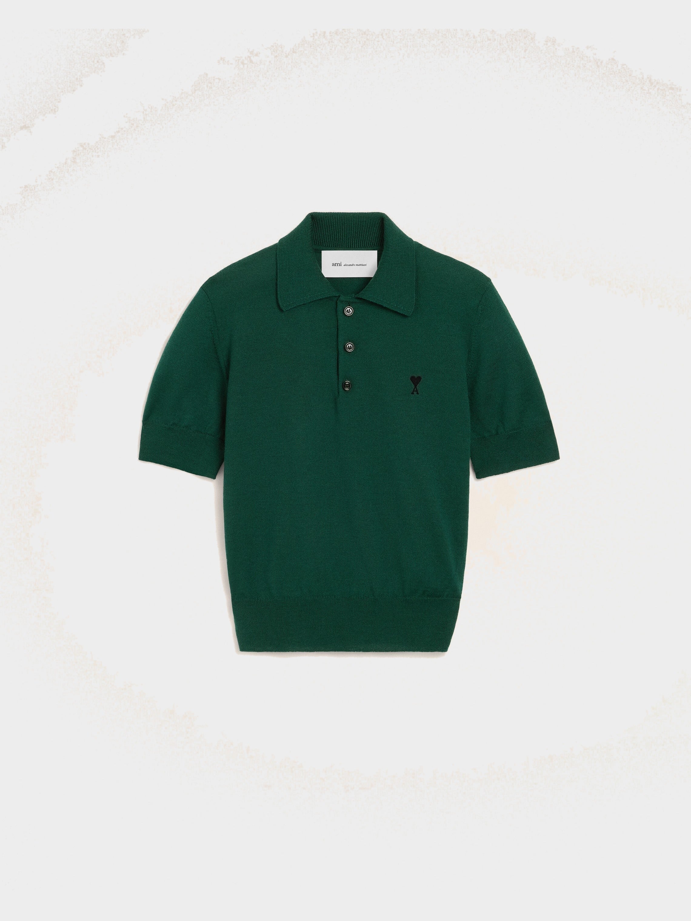 Polo vert en laine Ami de Coeur