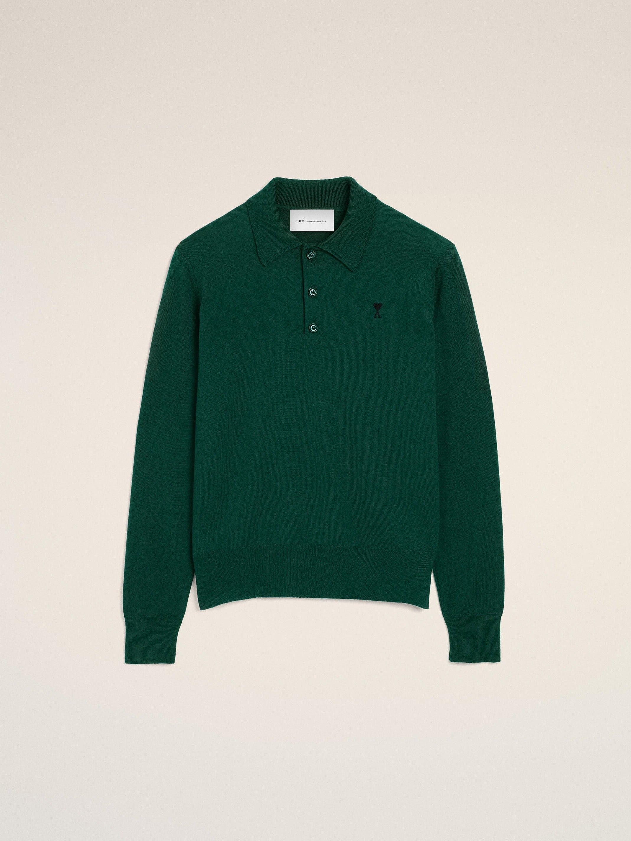 Polo vert en laine Ami de Coeur