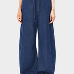 PULL-ON BARREL JEANSHOSE | eau