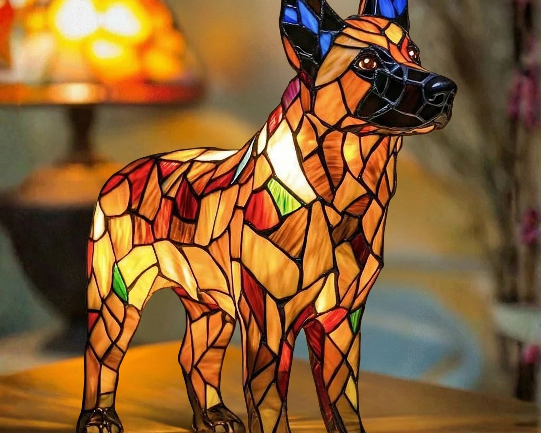 Rex - Lampa z vitráží