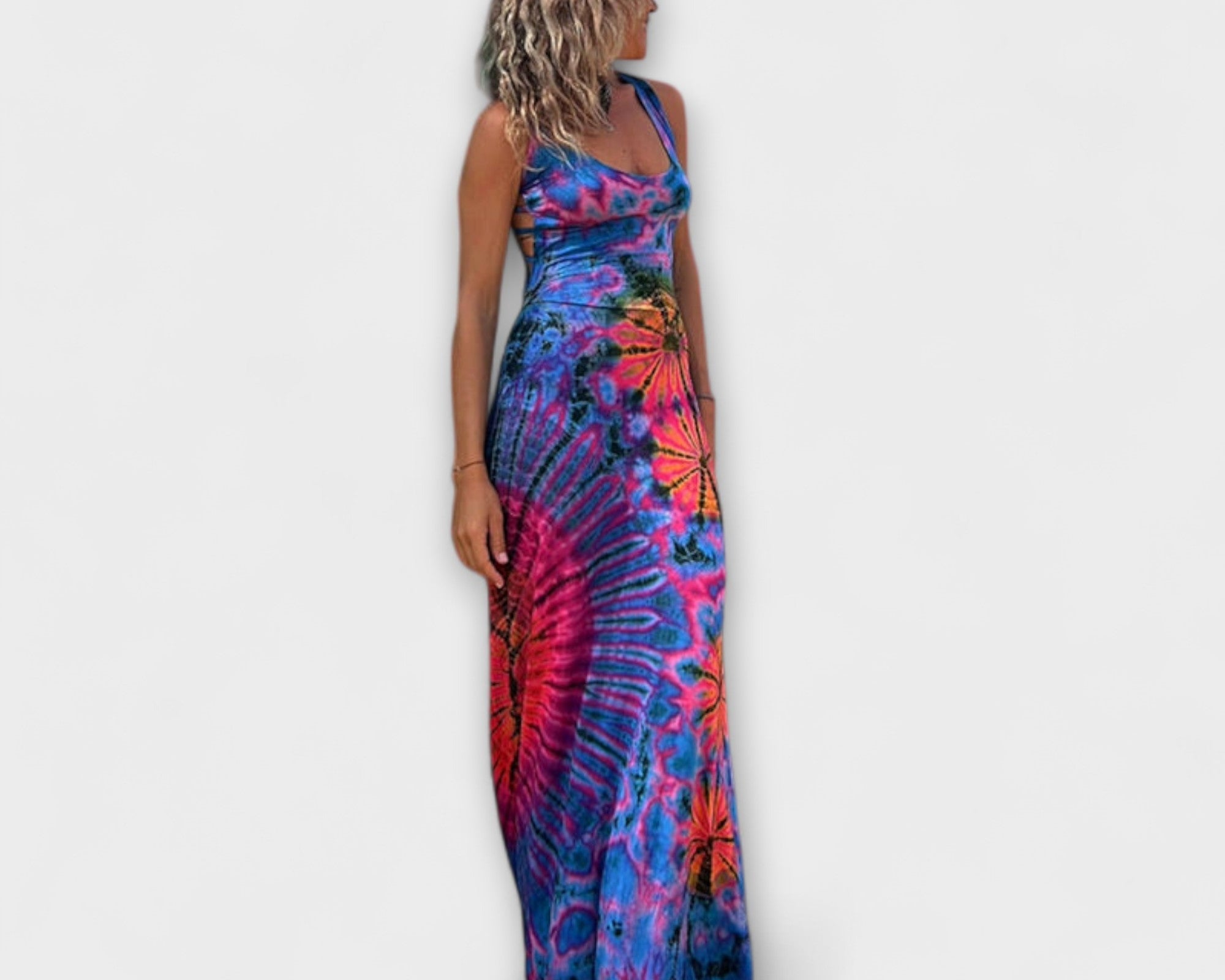 Ronja - La Bamba Tie-Dye Print Maxi Šaty