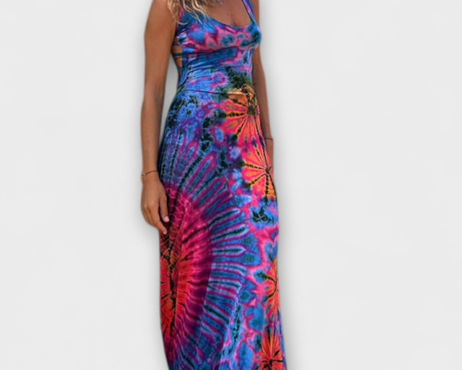 Ronja - La Bamba Tie-Dye Print Maxi Šaty