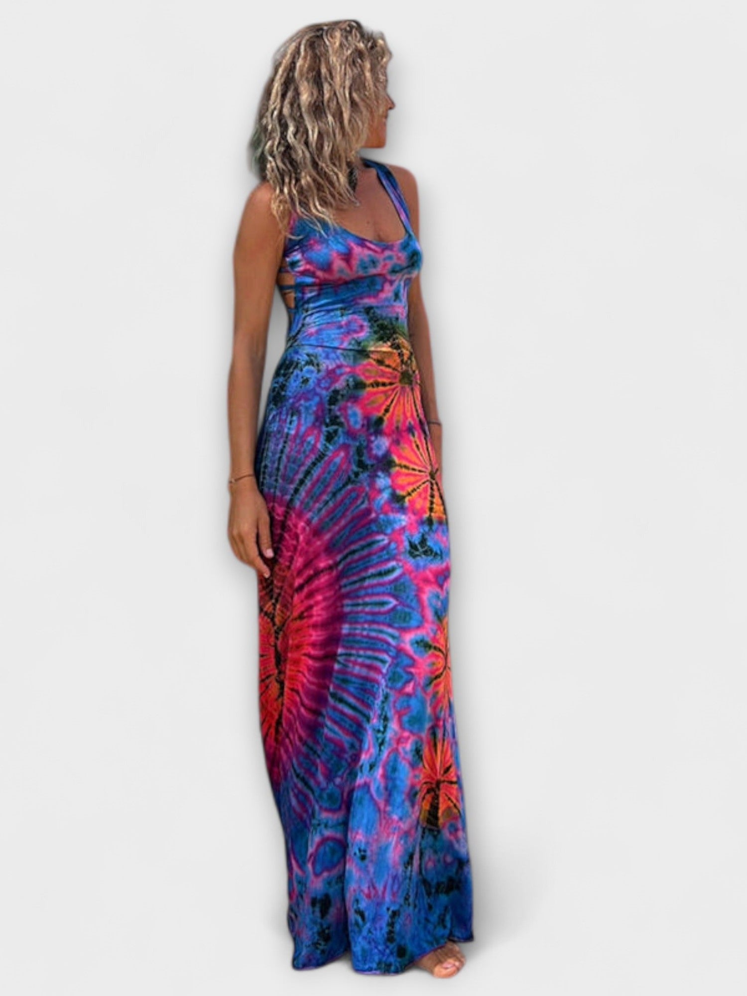 Ronja - La Bamba Tie-Dye Print Maxi Šaty