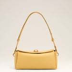 Sac Carrousel jaune en cuir de veau