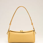 Sac Carrousel jaune en cuir de veau