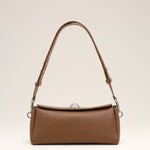 Sac Carrousel marron en cuir de veau