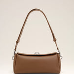Sac Carrousel marron en cuir de veau