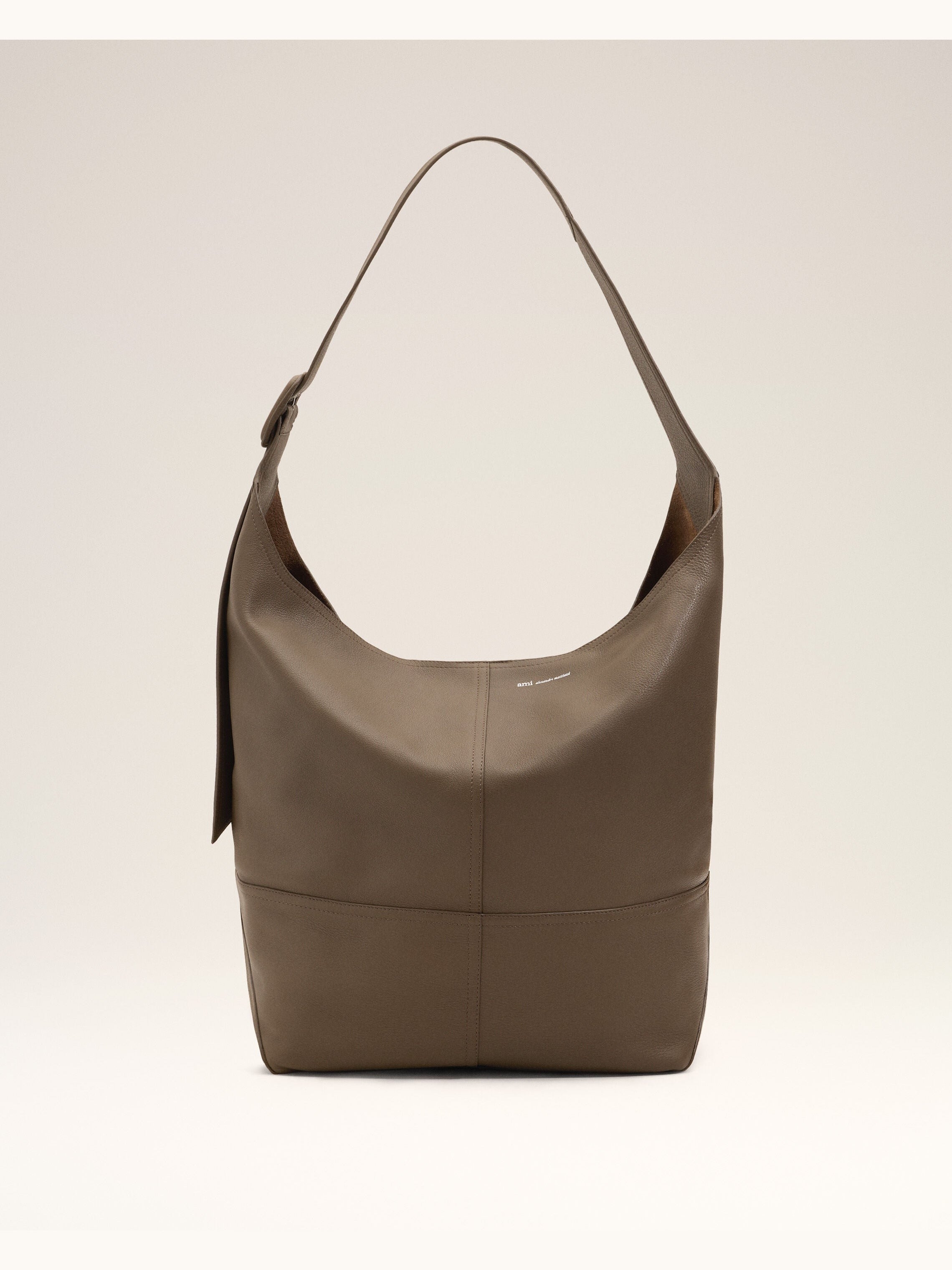 Sac crossbody Etienne marron en cuir de taurillon