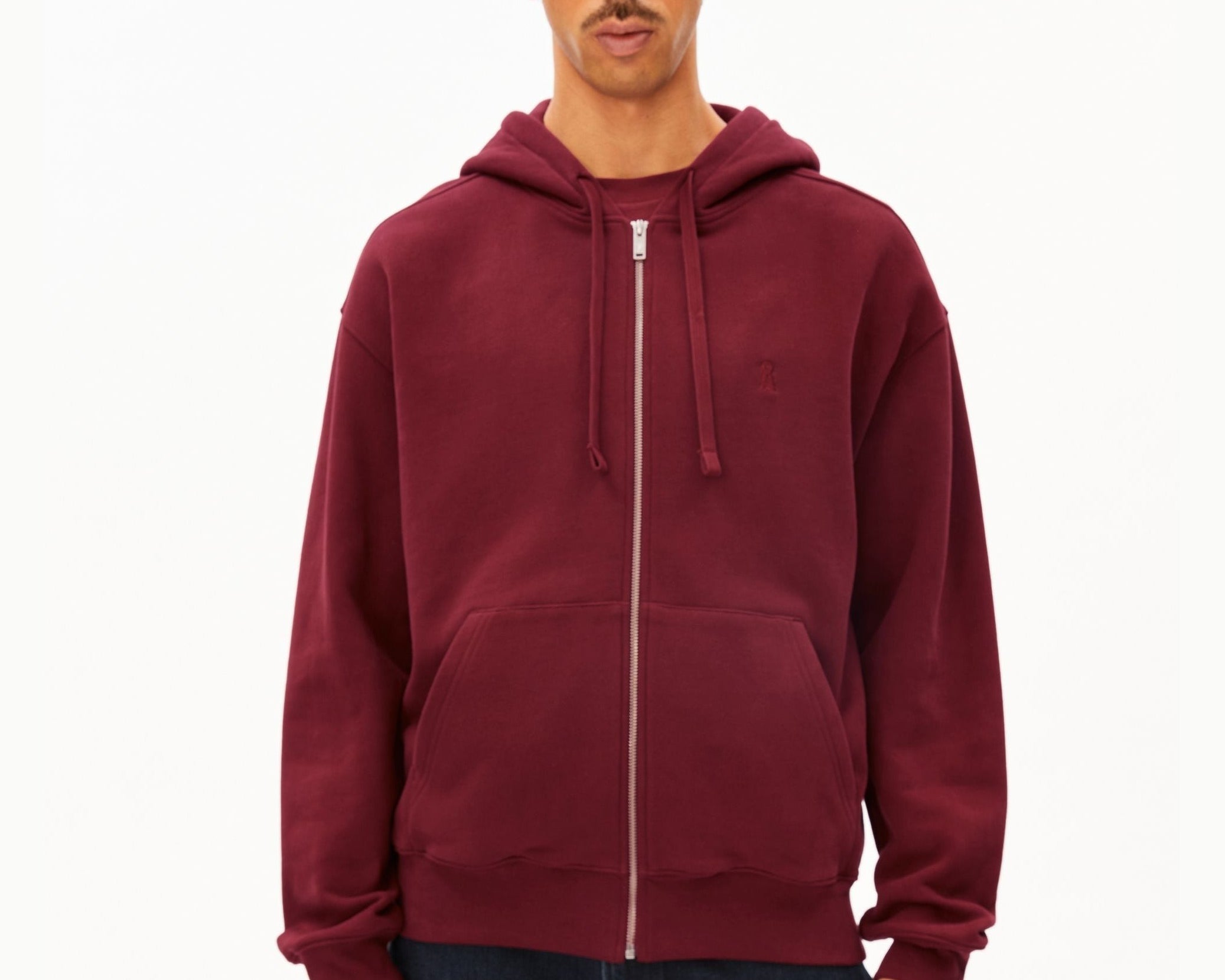 SAROMIAAN SWEATJACKE | velvet red